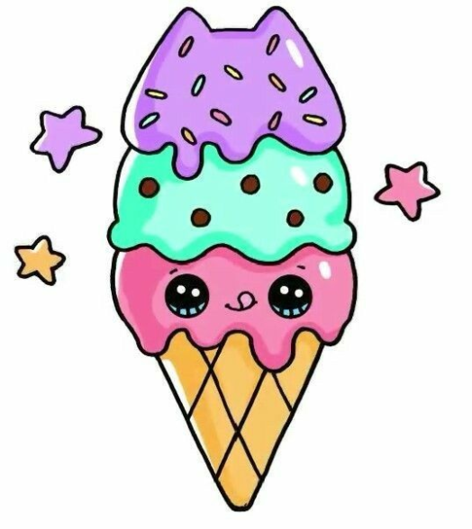 Ice Cream Drawing For Kids