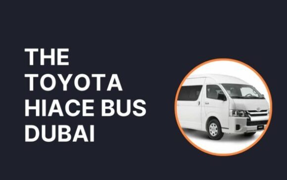 The toyota hiace bus dubai