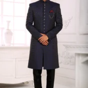 best black sherwani