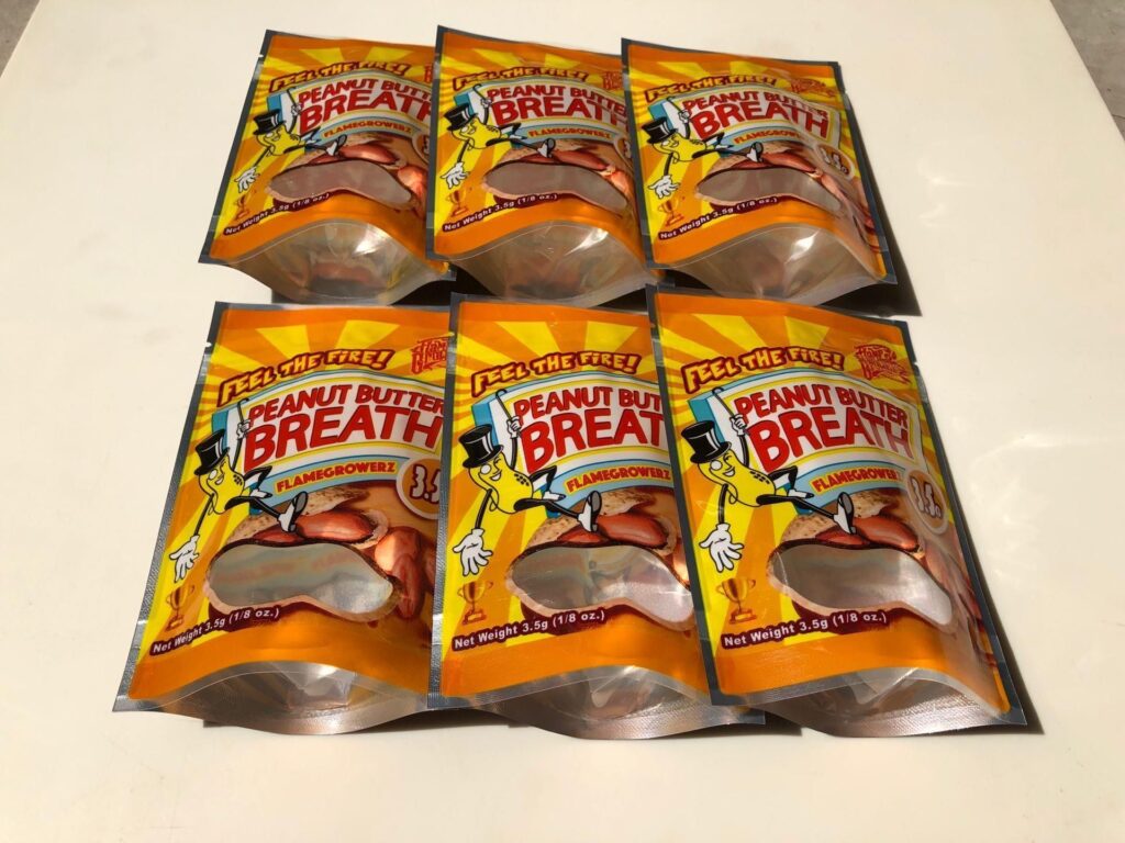 peanut butter breath bags